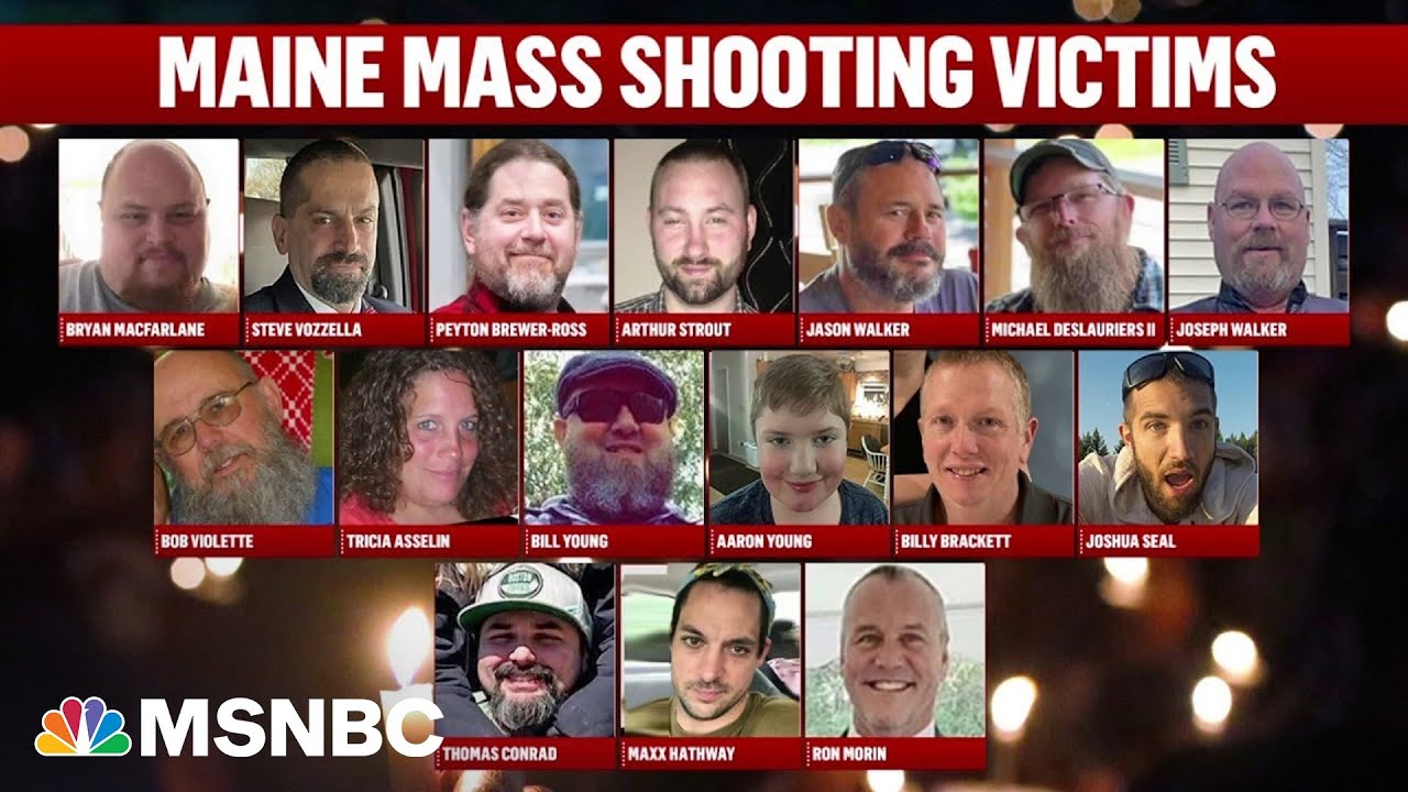 Identities of the 18 victims in the Maine mass shooting revealed - YouTube