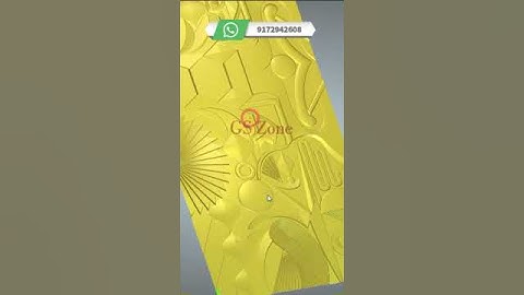 3D Wall Texture Design Made by @gszone_cnc_solution  #gszone #design #cnccut #doordesign #cncrouter