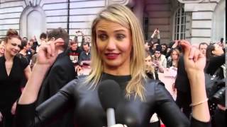 cameron diaz leather dress in perfect full mini talking about Nicki Minaj See-Through Dress