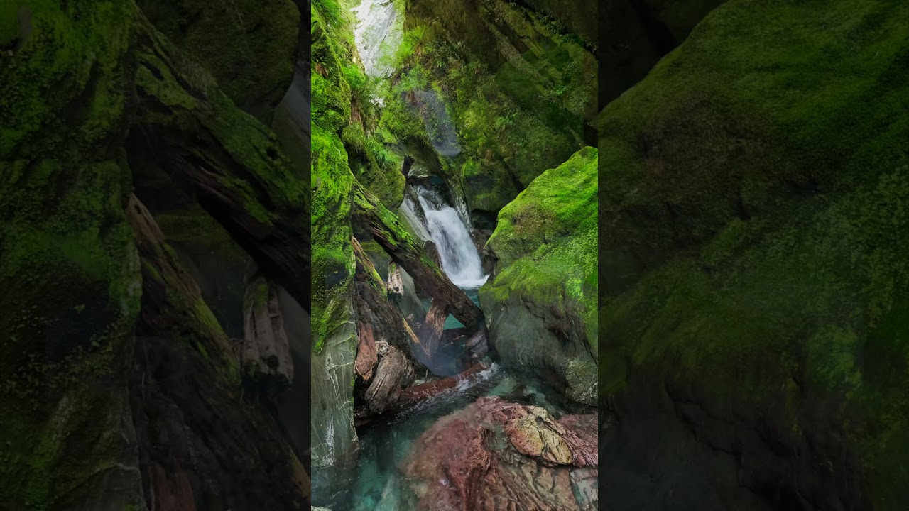 Hidden Waterfall, New Zealand Travel location 