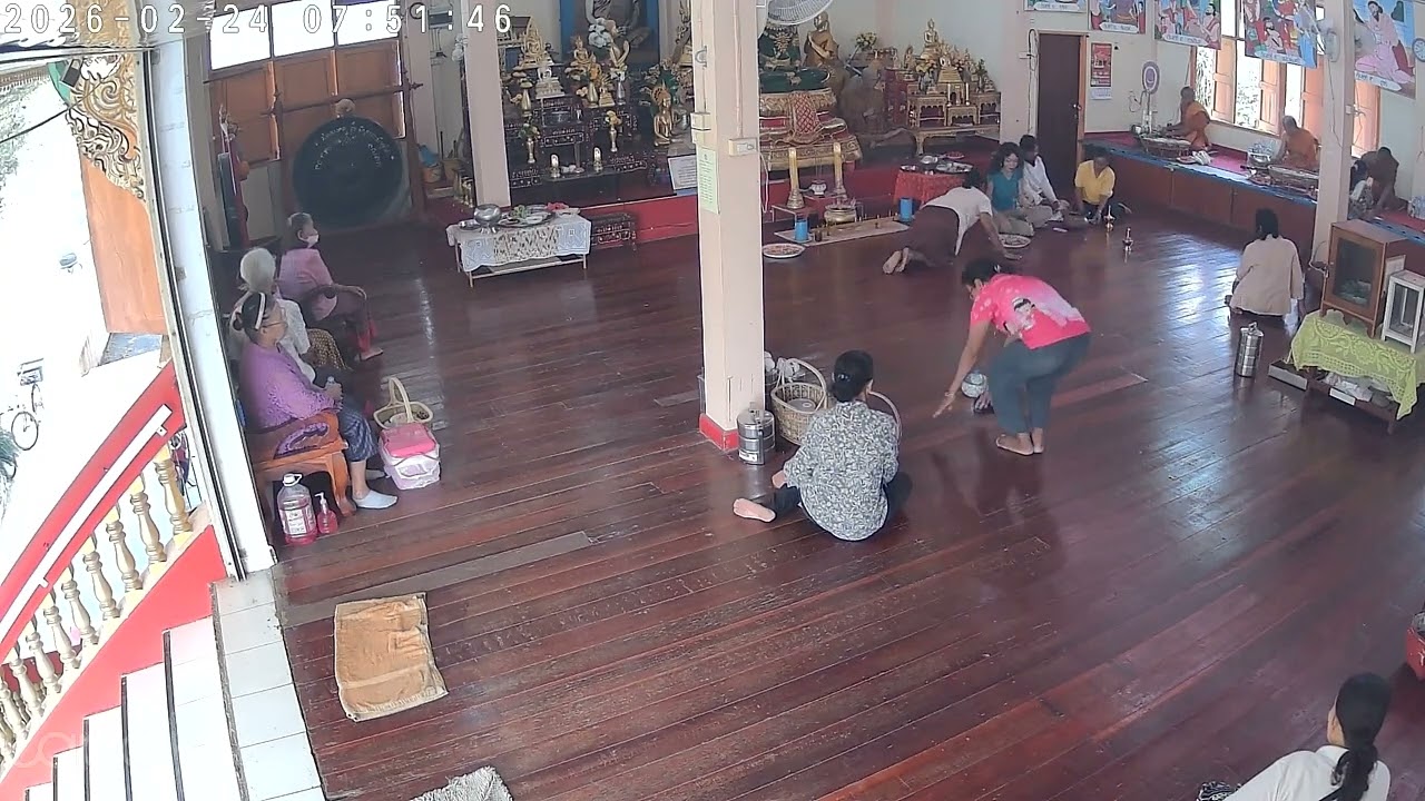 ถวายข้าวพระพุทธพระสงฆ์ ทำความดี