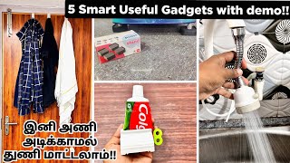 5 Smart Useful Kitchen &amp; Home Tools/Gadgets You must Have with Demo | புதுமையான பொருட்கள்