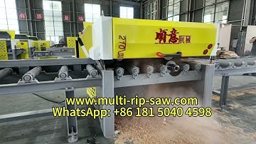 Plank Multi Rip Saw Machine Sawmill for Making Wooden Pallets Blockboard Woodworking Machinery