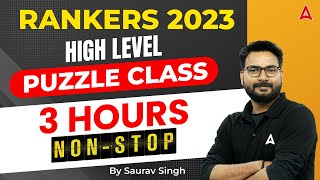 Rankers 2023 | High Level Puzzles for Bank Exams | Reasoning by Saurav Singh