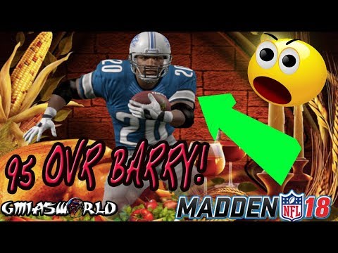 Madden 18 Thankgiving PROMO Leak! | Barry Sanders is The Thanksgiving Master | MUT 18 Tips