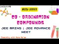 MOST IMPORTANT MCQS #6 COORDINATION COMPOUNDS CLASS 12 | JEE MAINS | ADVANCE | NEET | CHEMISTRY