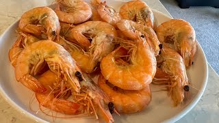 Креветки белые (white shrimp)  рецепт быстрого приготовления креветок.
