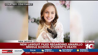 VIDEO: Court Documents: New lawsuit filed regarding Amarillo middle school student’s death