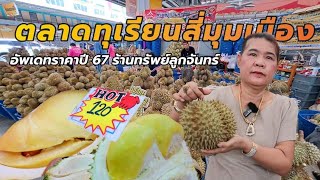 มาแรง‼️ตลาดทุเรียนสี่มุมเมือง อัพเดทราคาราสุด และเจอในงานลูกละ 90 บ. ทุเรียน EXPO 2024