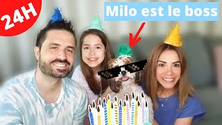 MILO EST LE BOSS PENDANT 24H 😍 😂// KIARA PARIS 🌷