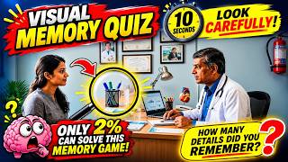 Can You Remember Everything 🧠 10-Second Visual Memory Quiz! 👀
