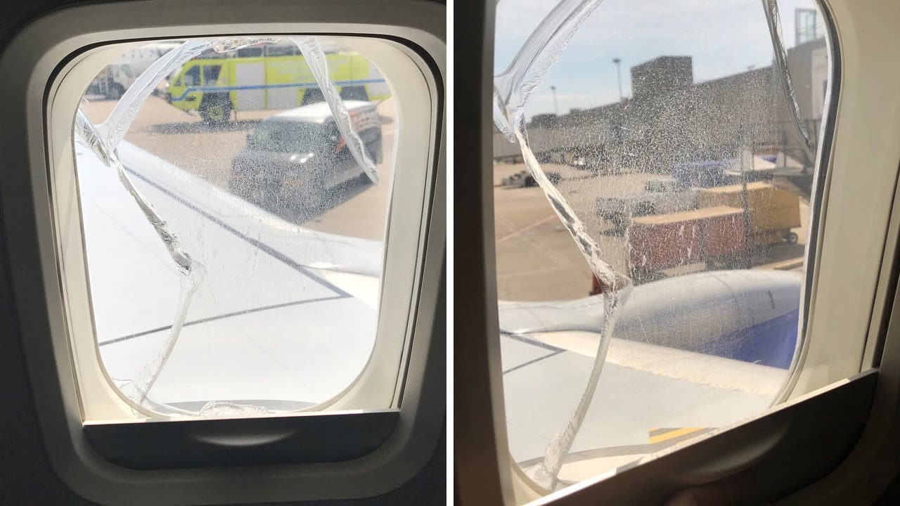 southwest airlines emergency landing pilot audio Aftermath of window crack on Southwest flight