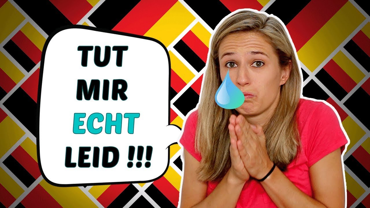 German Q A Entschuldigung Vs Tut Mir Leid Free German Essential Kit Youtube