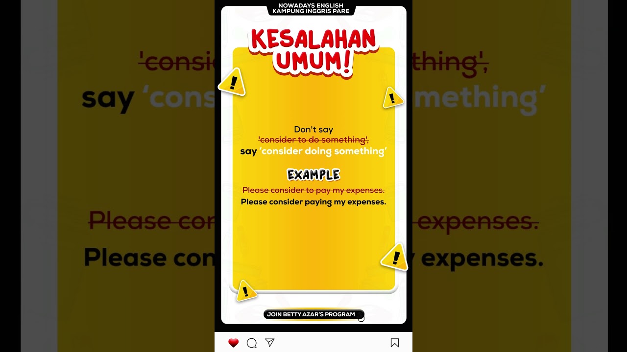 Common Mistakes - Consider 