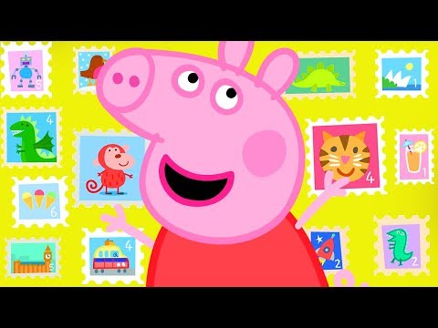 PEPPA PIG'S STAMPS COLLECTION FROM ALL OVER THE WORLD