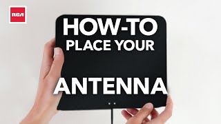 How to place your RCA TV antenna for the best reception.