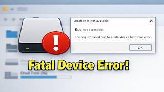 How To Fix The Request Failed Due To A Fatal Device Hardware Error