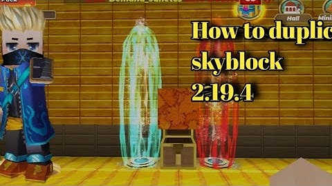 How to duplicate😍 items in skyblock 🌹 blockman Go 🔥 (2.19.4) 100% working trick.