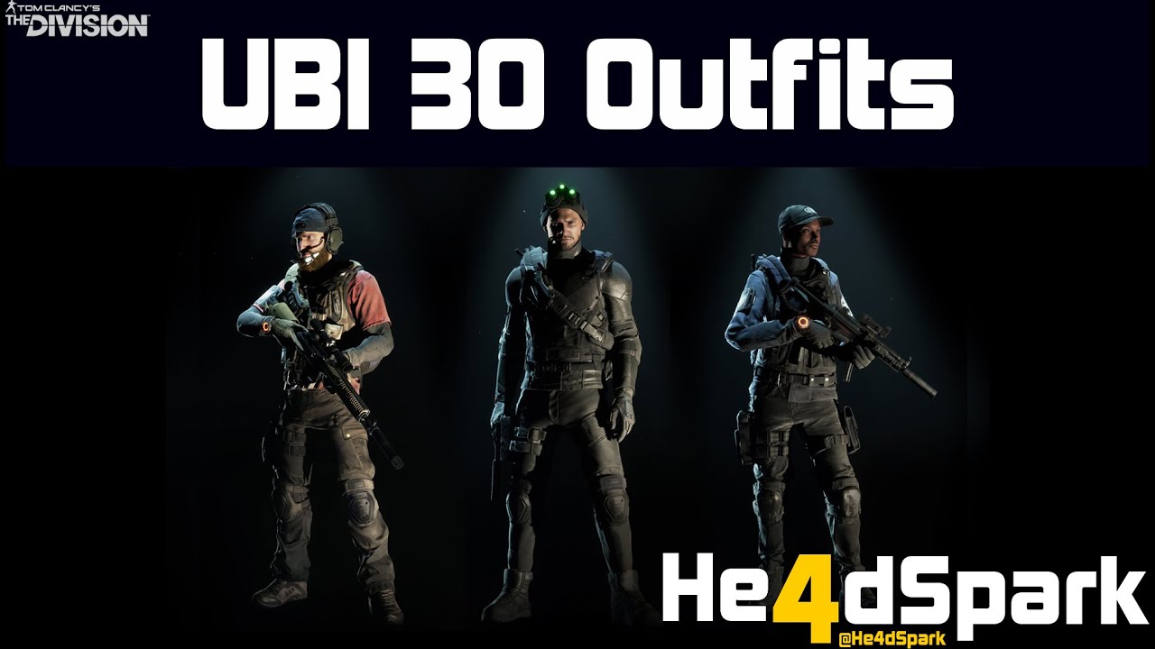 Tom Clancy's The Division™ | Ubisoft 30th anniversary outfits