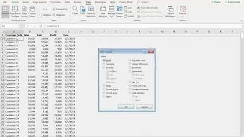 CTRL-G or Go To (Microsoft Excel)