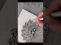 Half Mandala Art𓍢ִ໋🌷͙֒🖌️😉✨#art #shorts #mandala #drawing #viral #trending #satisfying #asmr #fypシ