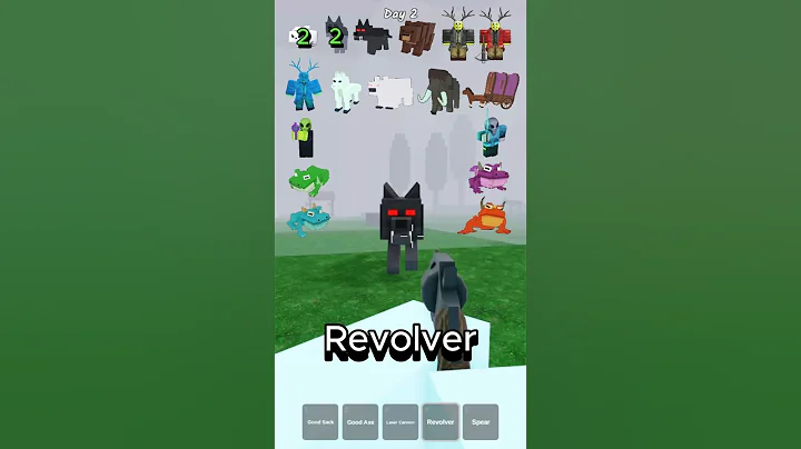 Revolver Vs all Enemies 🔫 99 nights in the forest #99nightsintheforest #99nights #roblox
