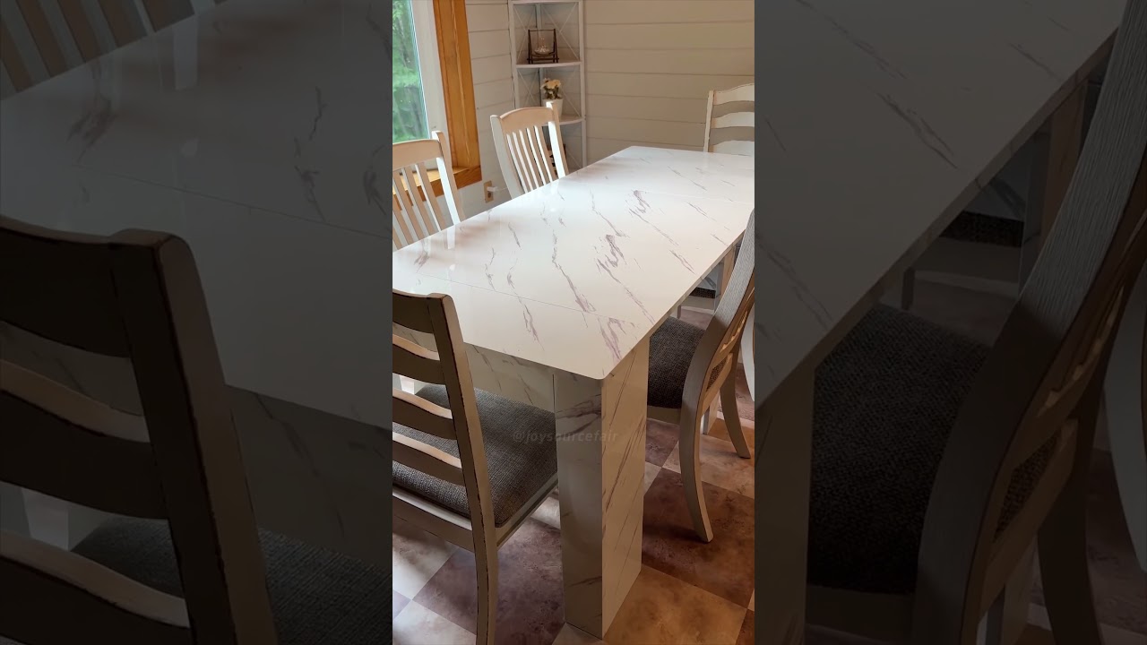 Space-Saving Extendable Console Table Seats 2 - 8, 19" to 78" | Transformer Dining Table