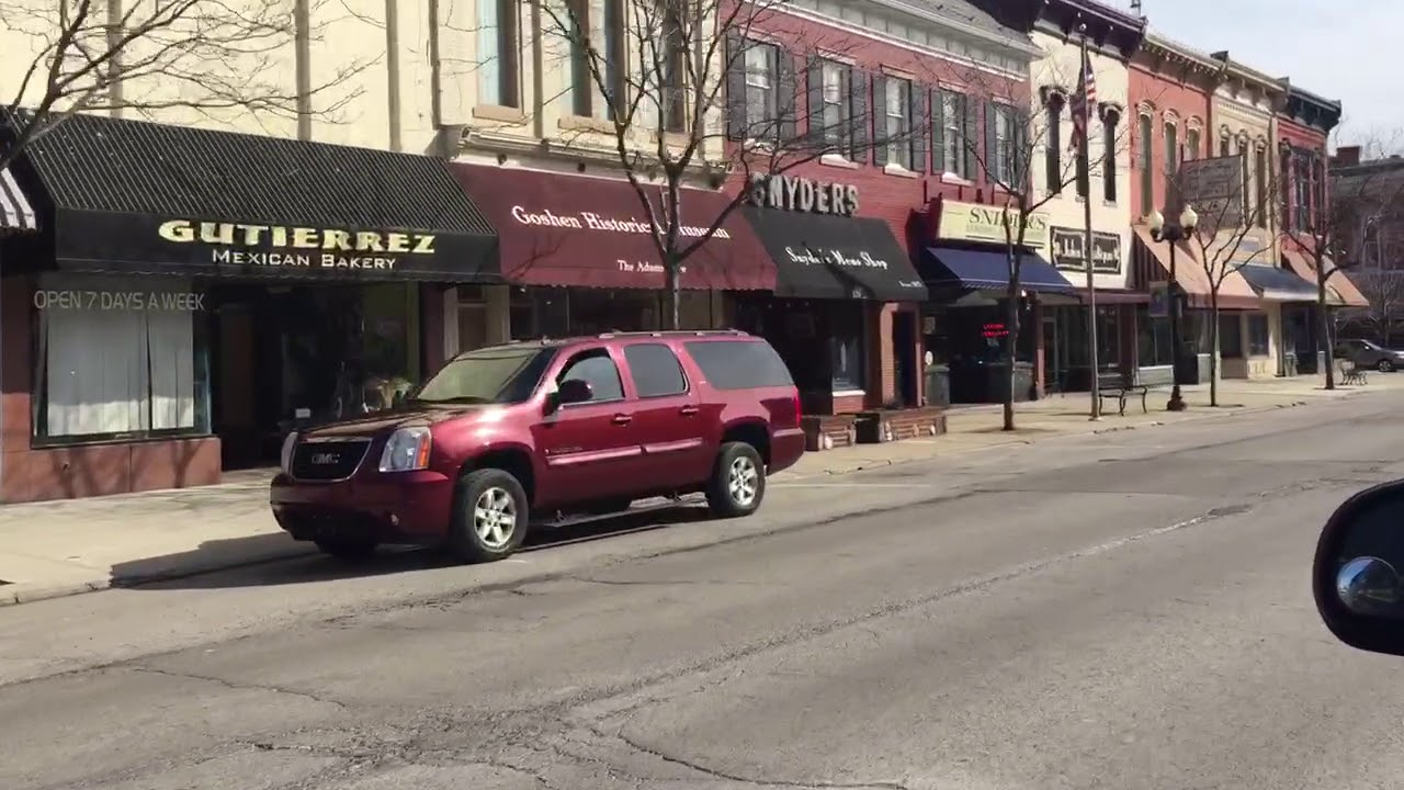 the downtown Goshen, Indiana YouTube