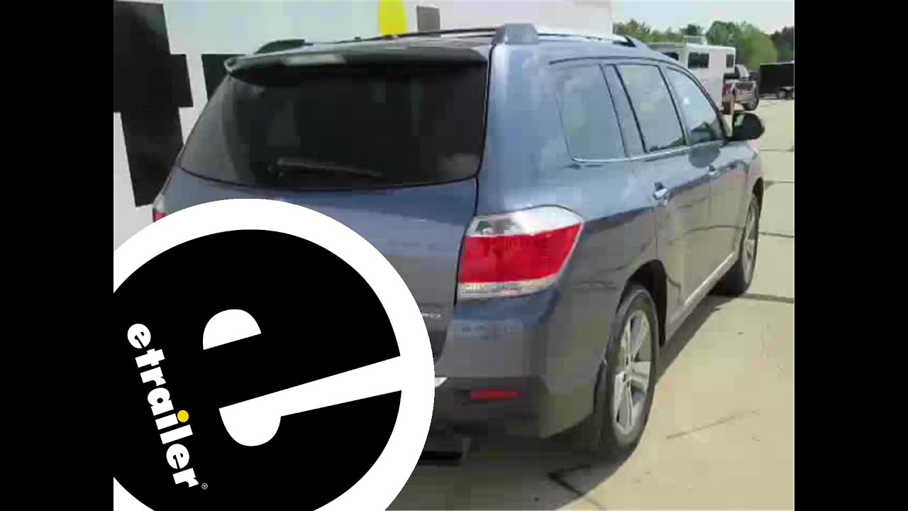 Etrailer Trailer Hitch Installation 2011 Toyota Highlander Draw Tite Youtube