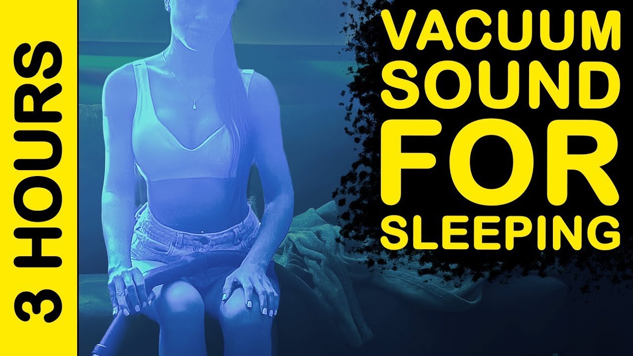 Vacuum Cleaner Sound ASMR. 3 HOURS of Pure Relax Vibes for Sleeping. Cute Girl Peacefully Sleeping