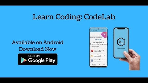 Learn Coding: CodeLab App