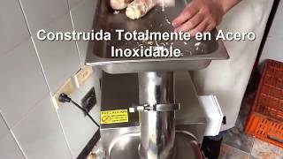 Equimac 6 Desmechadora Desmenuzadora y Deshebradora  de Pollo y Carne Modelo Mini Industrial