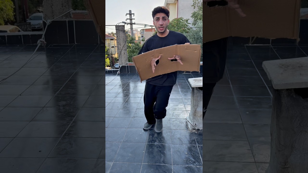 Elleri  kartona sıkıştı #ytdayibenionecikarnolur #youtubeshorts #shorts