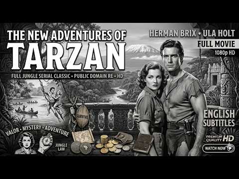 The New Adventures of Tarzan (1935) | Full Jungle Adventure Serial | Public Domain Classic