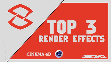 Top 3: 3D Render Effects With Cinema4D