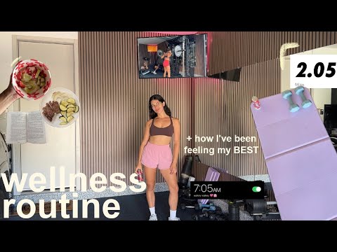 wellness vlog: workout with me, recent habits, & how I’ve been feeling my BEST