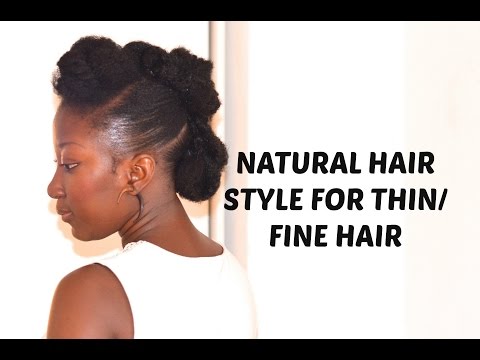 4 Tutorials For Thin Natural Hair You Gotta Check Out