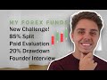 My Forex Funds Get Paid During Evaluation Founder Interview | Best Prop Firm Model?