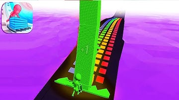 STACK COLORS🌈😍 Gameplay All Levels Walkthrough Game Mobile New Update ALL Level LS837JS