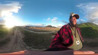 I shot a spherical 360-degree video using YI 360 VR camera