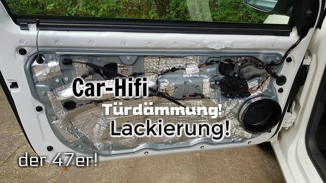 Car-Hifi Anlage Einbau Türdämmung Lackierung! 