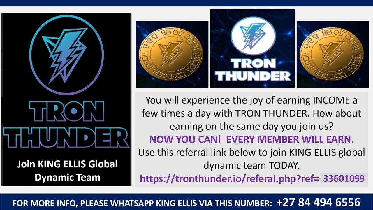 TRON THUNDER OPPORTUNITY MADE SIMPLE