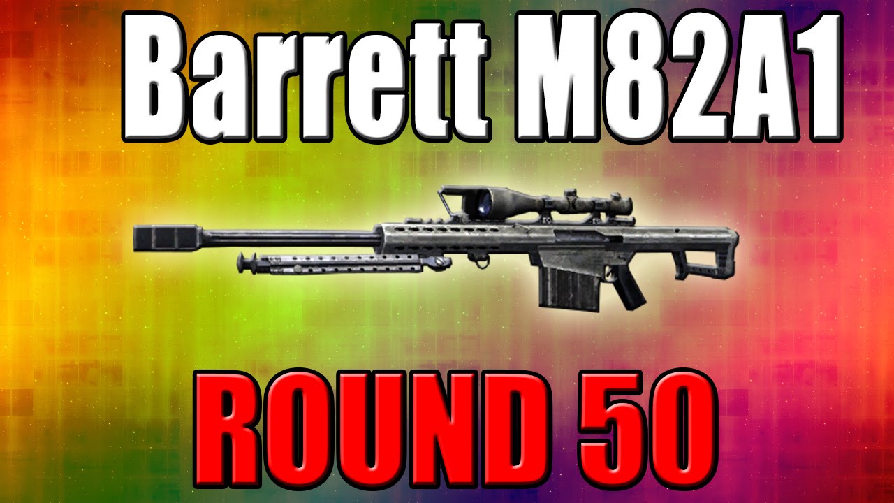 Barrett M82A1 on Round 50+ - Call of Duty Zombies