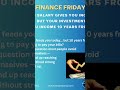 Does money work for you? Your salary gives income today? #infinituminsurance #investment #savings