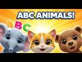 A to Z Animals Phonics Song for Kids | ABC Learning (Repeat Style)