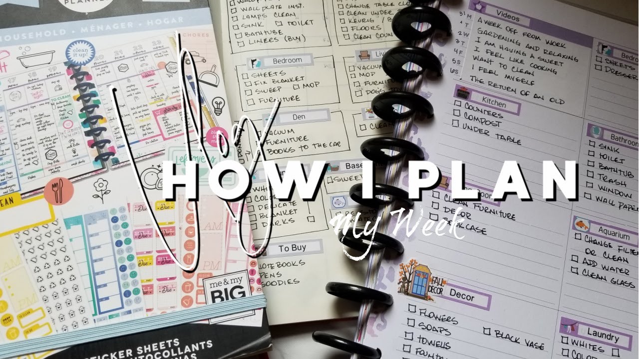 Vlog - How I plan my week
