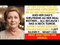 My Daughter Called Me Her Maid At Her Reception Because I Had A Neck Tumor...What I Did Next...