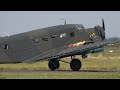 Beautiful aircraft the junkers ju 52  from takeoff to landing