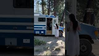 She Lives in the Most Gorgeous Short Bus I&#39;ve Ever Seen! Full tour on Mobile Dwellings.