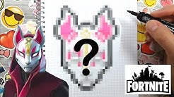 Dibujos Fortnite Como Dibujar Skin Deriva Estilo Dragon Ball Skin - como dibujar la mascara de deriva paso a paso en pixel art fortnite duration 11 39